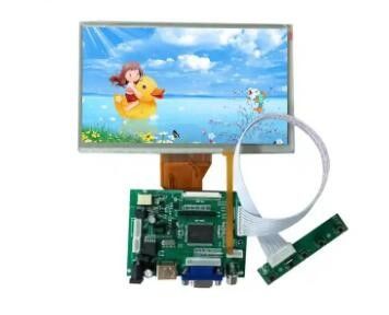 Affichage LCD de 7 pouces 800x480 RGB rétroéclairage à cristaux liquides 250 Nits